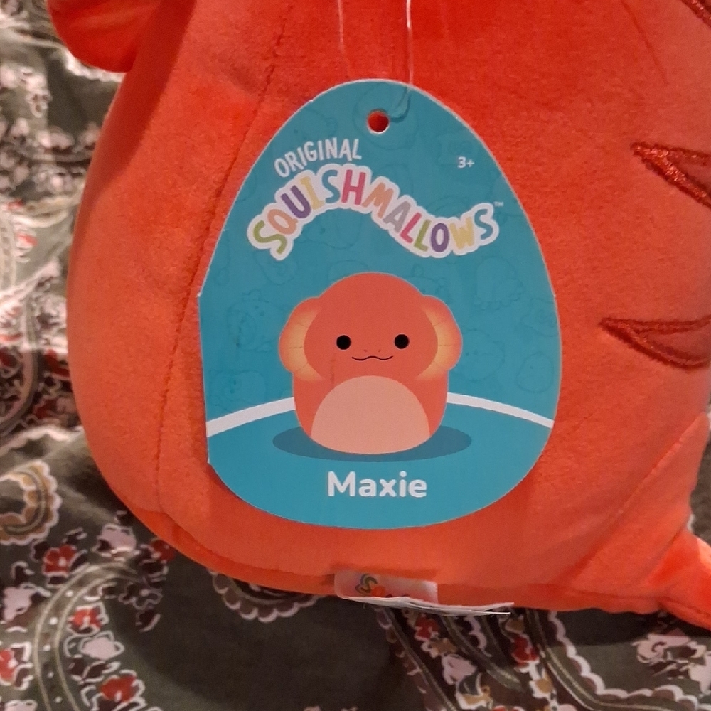 Orange Plush Toy with Cute Face - Picture 2 of 2